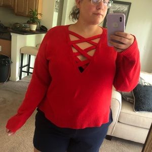 Blood Orange Sweater